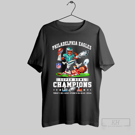 Jalen Hurts Beat Mahomes Philadelphia Eagles Super Bowl Champions Shirt T Shirt Sweatshirt Cutom Poster Coffee Mugs Ornaments