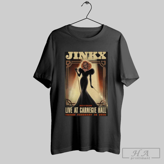 Jinkx Monsoon New York Ny Carnegie Hall February 14 2025 Poster Shirt