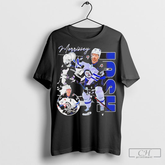 Josh Morrissey Winnipeg Jets Nhl Players Lightning Effect Hockey T Shirt Sweatshirt Poster