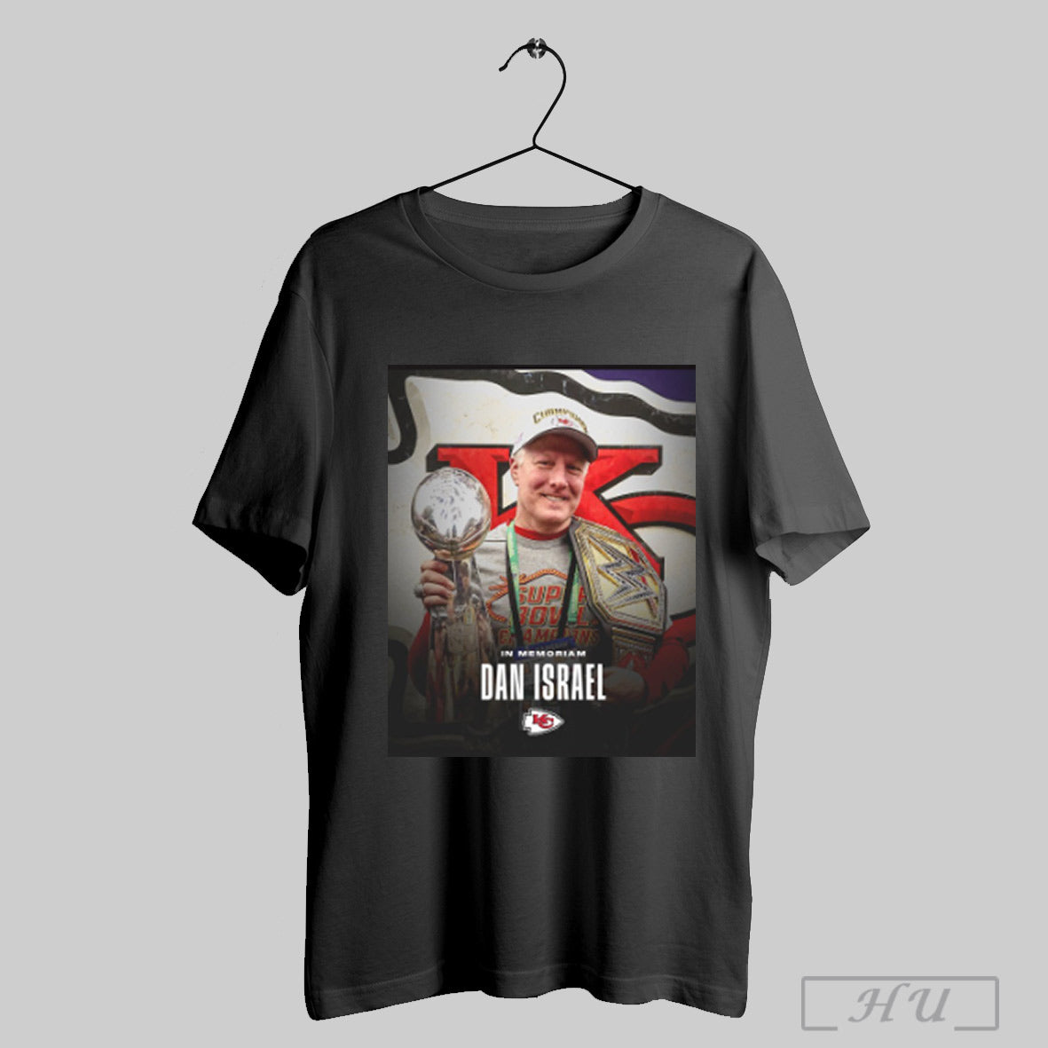 Kansas City Chiefs Nfl Football In Memoriam Dan Israel Poster T Shirt Sweatshirt