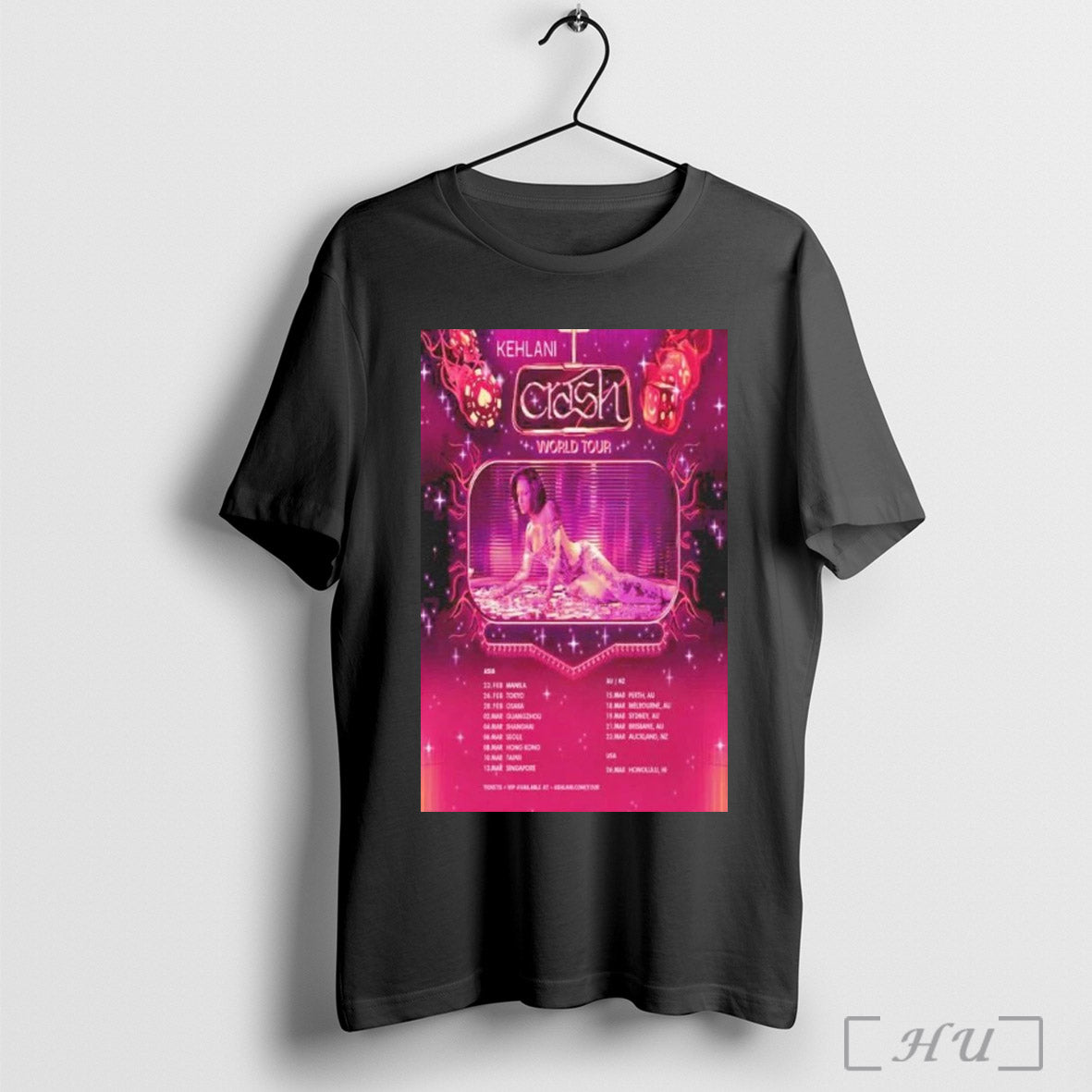 Kehlani Crash World Tour 2025 Poster T Shirt Sweatshirt