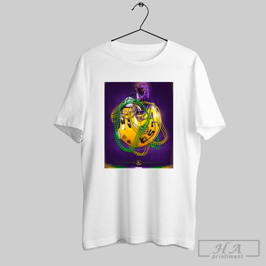 Lsu Tigers Football Laissez Les Bons Temps Rouler Krewe Of Keely State Of Mardi Gras Poster T Shirt
