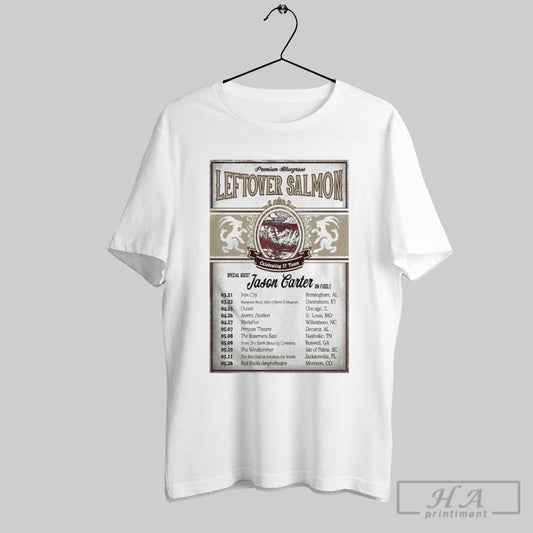 Leftover Salmon And Jason Carter Spring 2025 Tour Poster Shirt