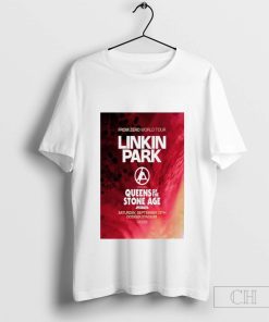 Linkin Park Tour Poster Dogger Stadium Jpegmafia Saturday T-shirt