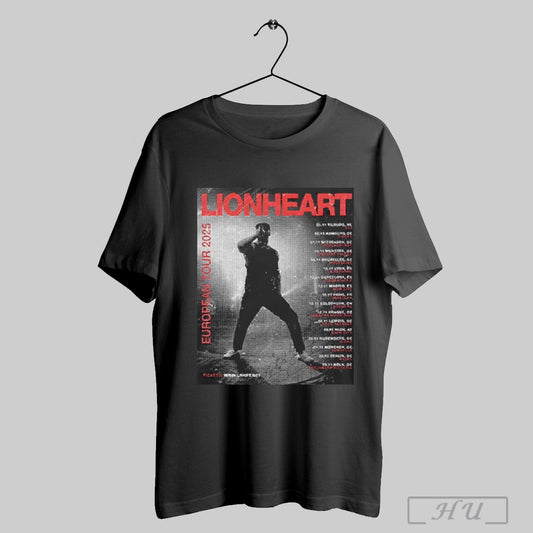 Lionheart European Tour 2025 Poster Lineup Two Sides Unisex T Shirt Sweatshirt