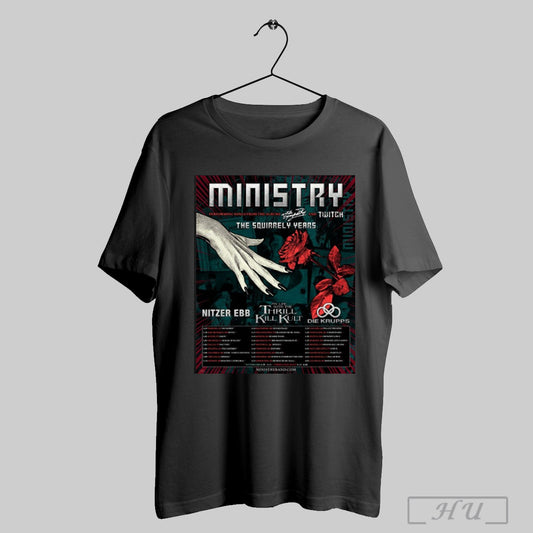 Ministry The Squirrely Years Tour 2025 Poster T Shirt Sweatshirt