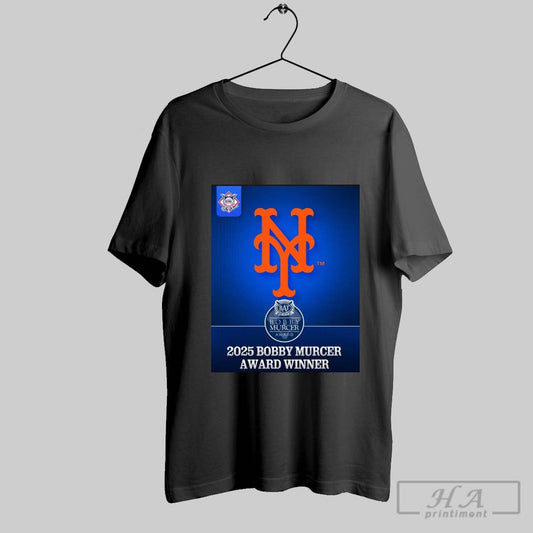 Mlb New York Mets Bat Baseball Assistance Team 2025 Bobby Murcer Award Winner Poster T Shirt