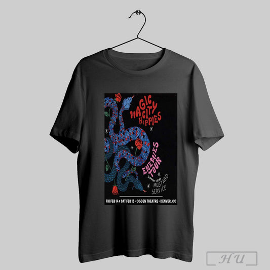 Magic City Hippies Feb 14 15 2025 Ogden Theatre Denver Co Poster T Shirt Sweatshirt