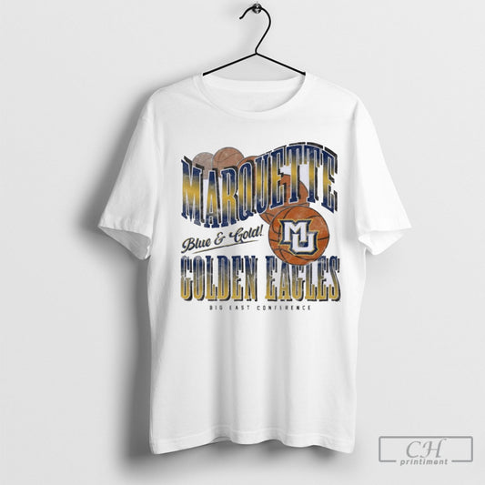 Marquette Golden Eagles Blue And Gold Football Shirt Sweatshirt Poster