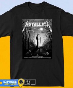 Metallica M72 Edmonton Sara Deck Artworkâ€™s North America Tour 2024 Poster T-shirt
