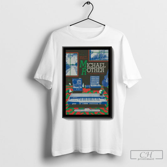 Michael Rother March 24 2025 Gray Area San Francisco Ca Event Poster Tee Shirt Sweatshirt