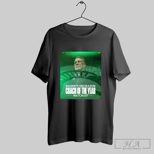 Michigan State Spartans Coach Tom Izzo Naismith Midseason Coach Of The Year Watchlist Poster T Shirt