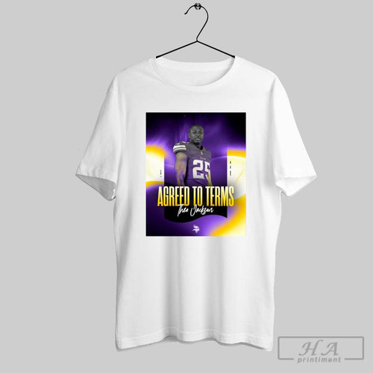 Minnesota Vikings Football Agreed To Terms On Extension With Safety Theo Jackson Poster T Shirt