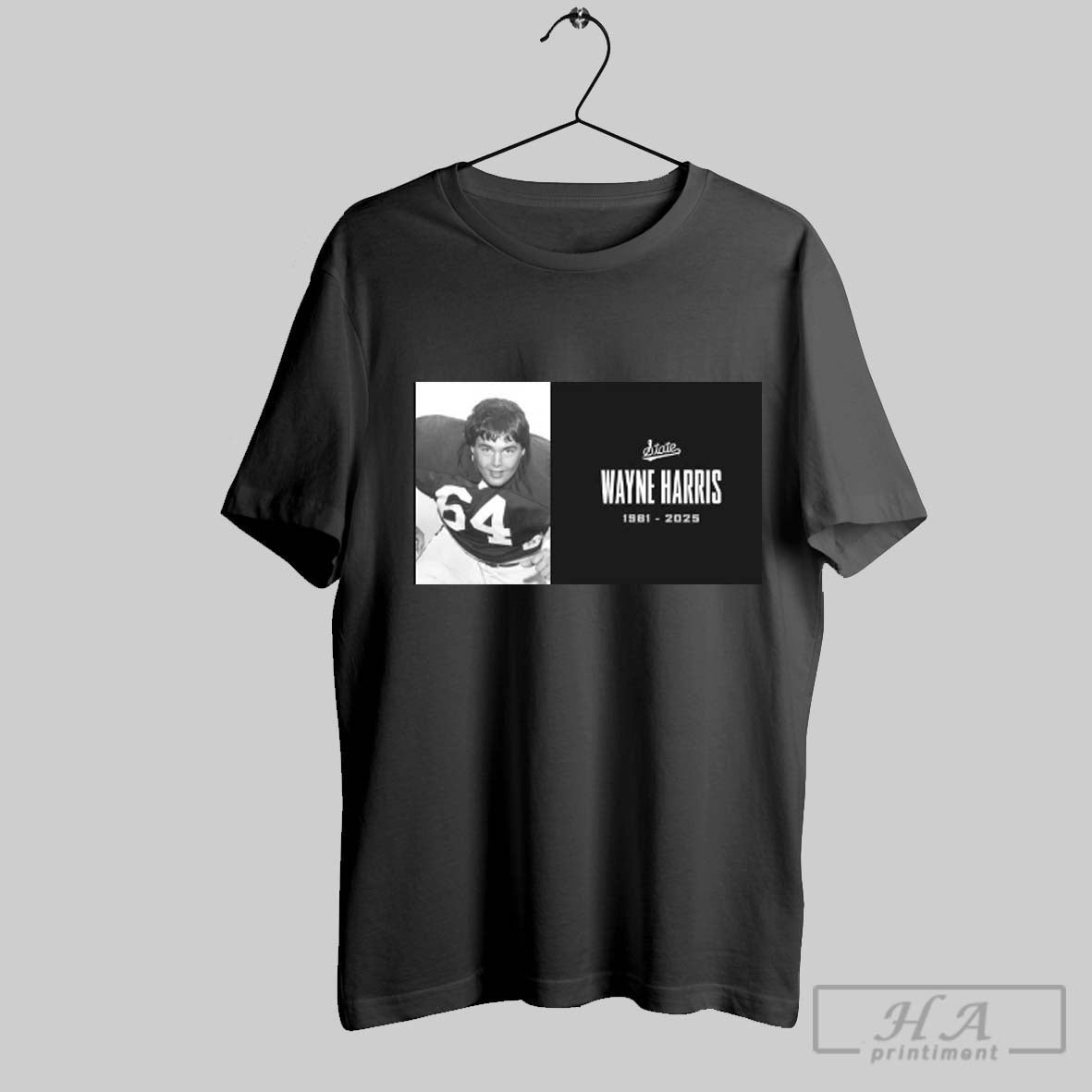 Mississippi State Bulldogs Football Rip Wayne Harris 1961 2025 Poster T Shirt