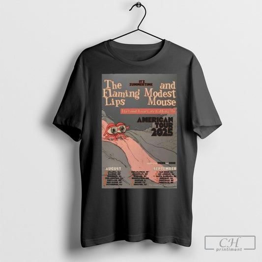 Modest Mouse And The Flaming Lips American Tour Summer 2025 Shirt Sweatshirt Poster
