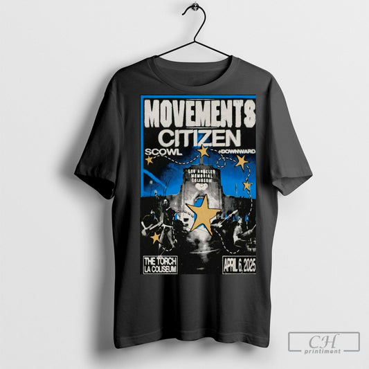 Movements April 6 2025 La Coliseum In Los Angeles Ca Event Poster Shirt