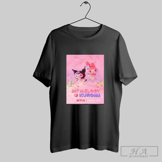 My Melody And Kuromi Netflix Poster Shirt