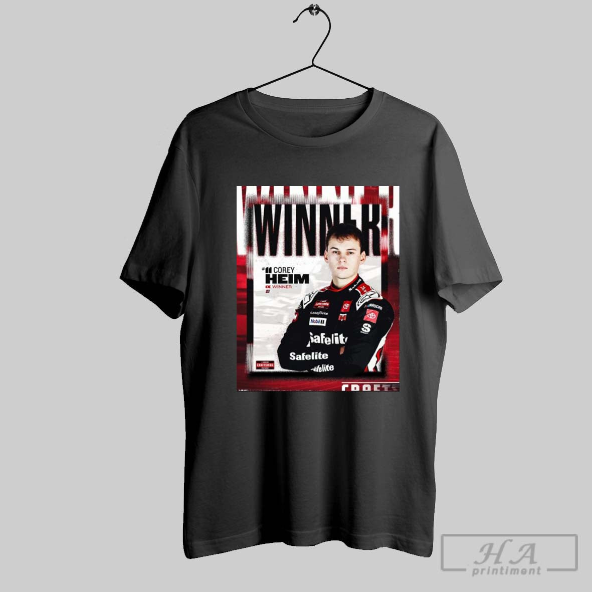 Nascar Corey Heim Has Been Declared The Winner Daytona Truck Poster T Shirt