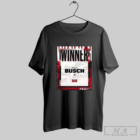 Nascar Craftsman Truck Series Winner Kyle Busch Wins At Atlanta In Thrilling Fashion Poster T Shirt