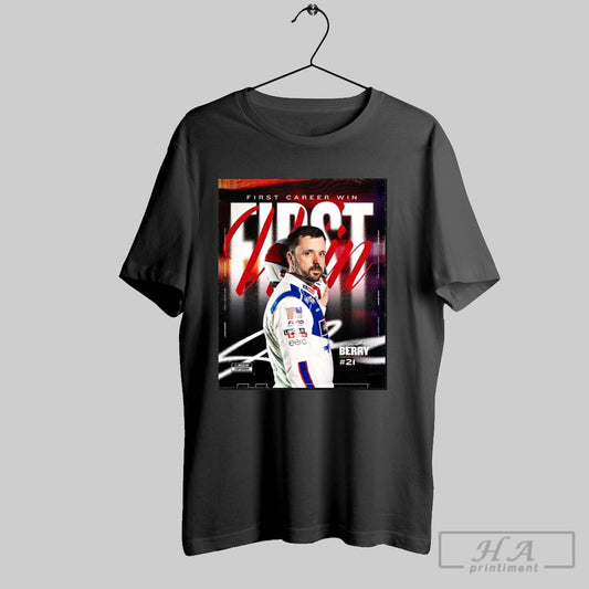 Nascar Cup Series 21 Josh Berry First Career Win At Las Vegas Motor Speedway Signature Poster T Shirt