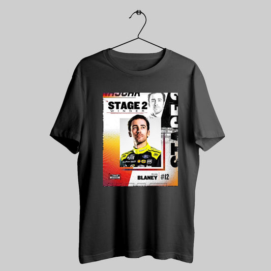Nascar Cup Series Stage 2 Winner Is Ryan Blaney 2025 Daytona 500 Poster T Shirts Sweatshirt