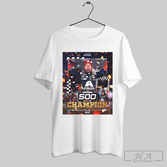 Nascar William Byron Daytona 500 2025 Champion Twice As Nice Poster T Shirt