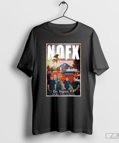 NOFX Outer Harbor Berth 46 in Los Angeles CA Oct 6 2024 Tour Poster Shirt