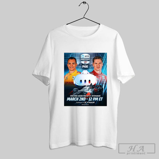Ntt Indycar Series Firestone Grand Prix Of St Petersburg March 2nd 2025 Xtadium Poster T Shirt