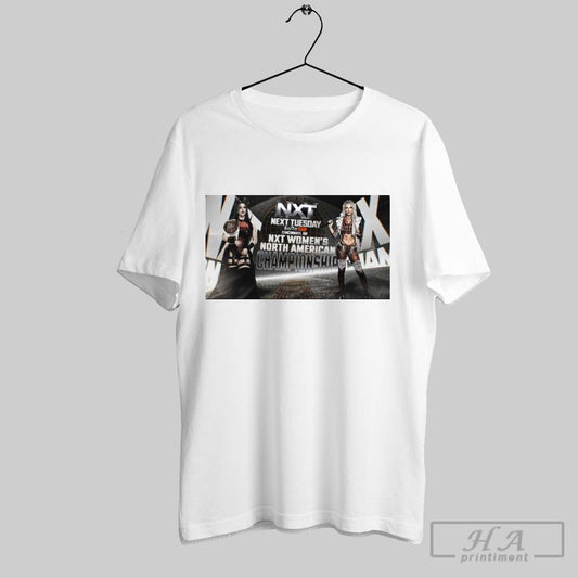 Nxt Womens North American Championship Stephanie Vaquer Vs Karmen Petrovic Wwe 2025 Poster T Shirt