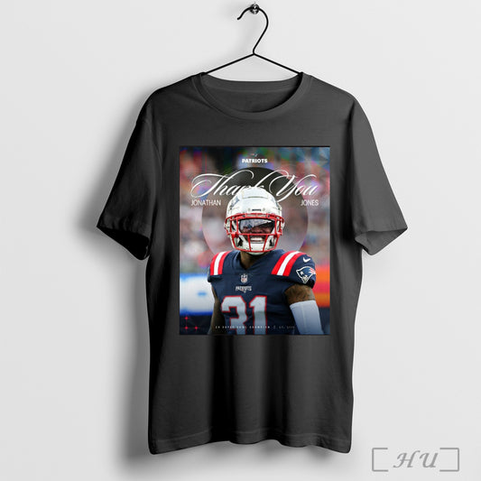 New England Patriots Thank You Jonathan Jones 2x Super Bowl Champion Poster T Shirt Sweatshirt