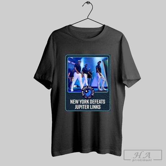 New York Golf Club Est 2004 Matt Fitzpatrick New York Defeats Jupiter Links Golf Club Poster T Shirt
