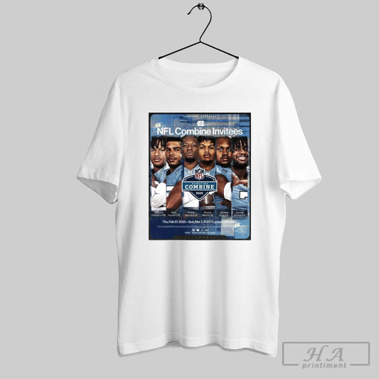 North Carolina Tar Heels Football Nfl Scouting Combine Thu Feb 27 2025 Sun Mar 2 2025 Lucas Oil Stadium Poster T Shirt