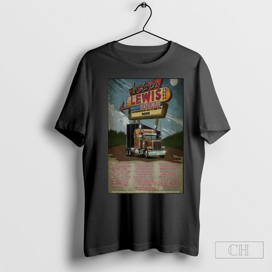 Offcial Aaron Lewis The American As It Gets Tour 2025 Poster Shirts Sweatshirt Tee Shirt