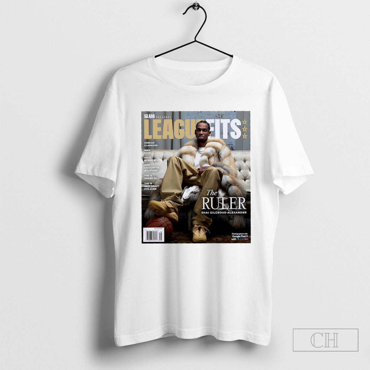 Offcial Slam Presents Leaguefitsthe Ruler Shai Gilgeous Alexander Graphic Poster Shirt Sweatshirt Tee Shirt