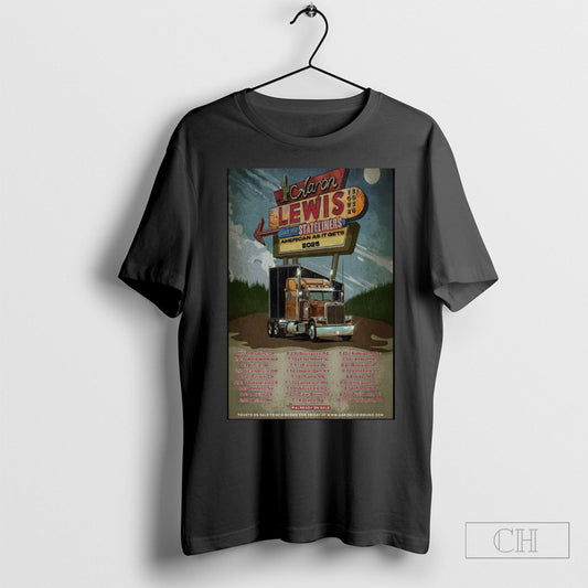 Offcial The American As It Gets Tour 2025 Aaron Lewis Poster Shirts Sweatshirt Tee Shirt