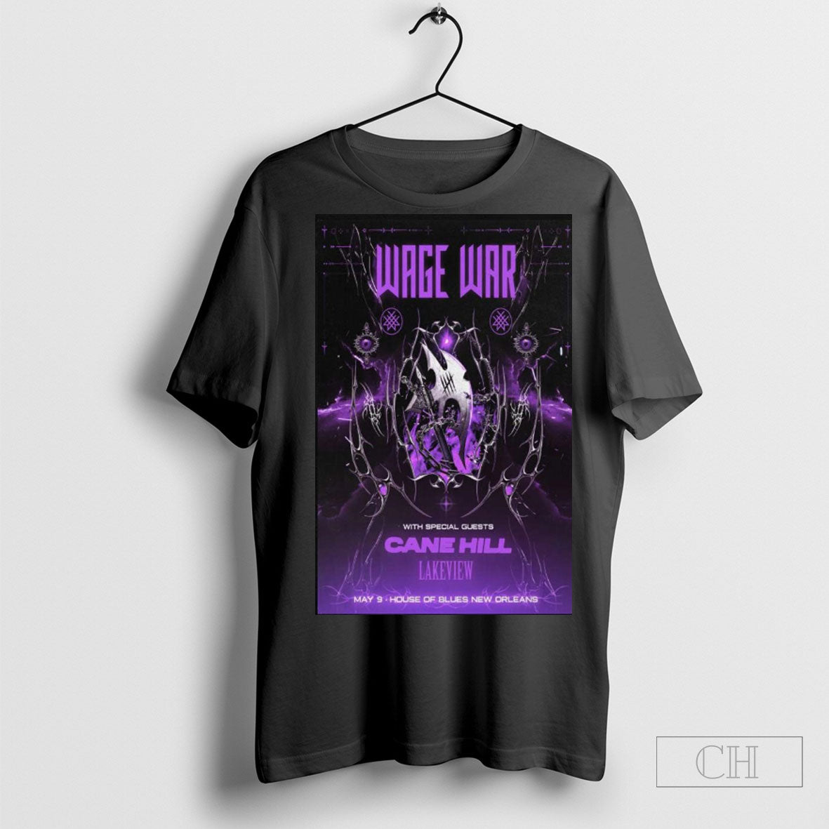 Offcial Wage War Concert Poster May 9 2025 New Orleans La Shirts Sweatshirt Tee Shirt