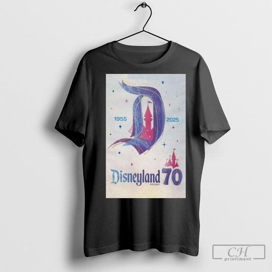 Offical Disneyland Resort 2025 70th Anniversary Poster Unisex T Shirt Sweatshirt
