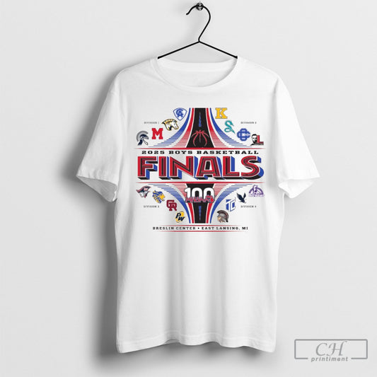 Official 2025 Mhsaa Boys Basketball Championships Logo Shirt Sweatshirt Poster