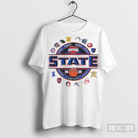Official 2025 Ohsaa Boys Basketball State Championships Logo Shirt Sweatshirt Poster