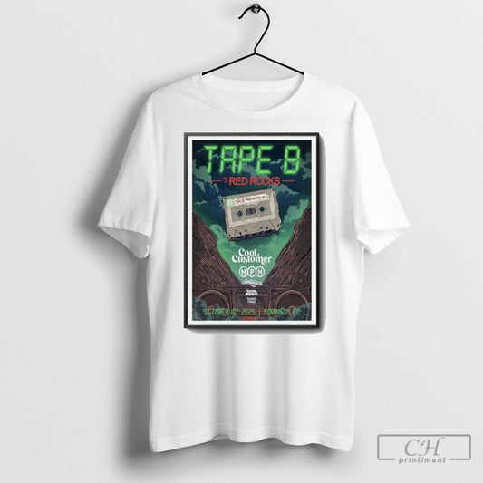 Official 2025 Tape B Red Rocks Amphitheatre Poster Shirt Sweatshirt