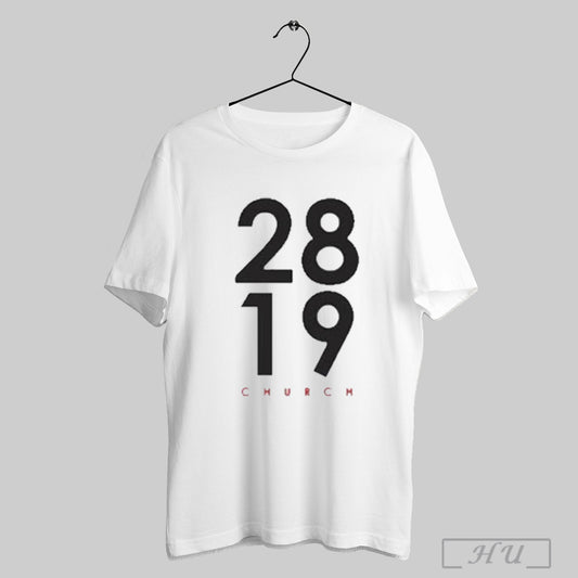 Official 2819 Church Logo T Shirts Hoodie