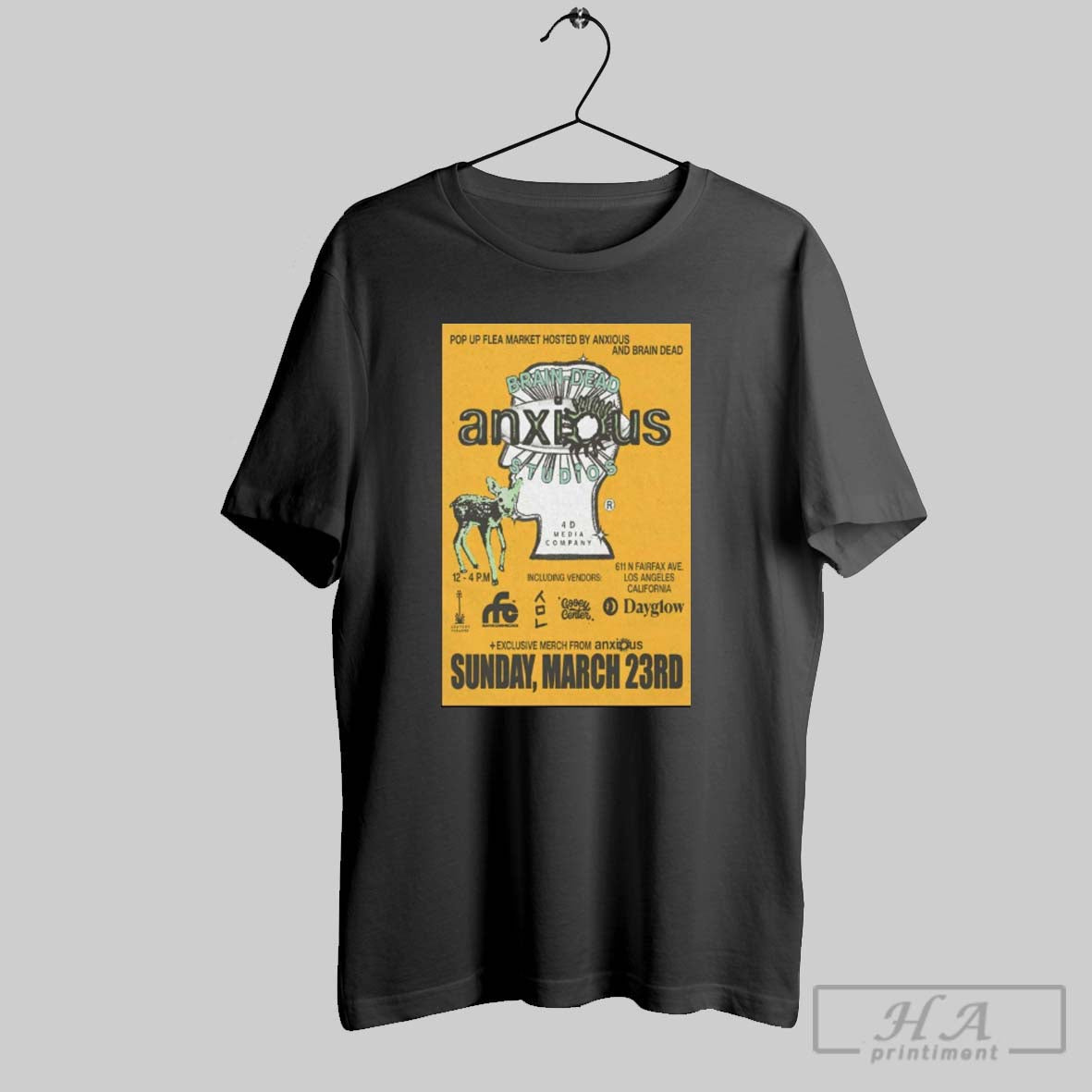 Official Anxious Event March 23 2025 Los Angeles Ca Poster Shirts