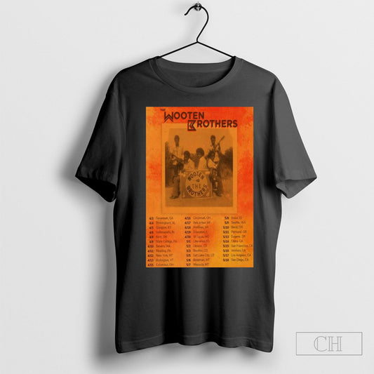 Official Apr 3 2025 The Wooten Brothers Poster Savannah Ga Shirt Sweatshirt