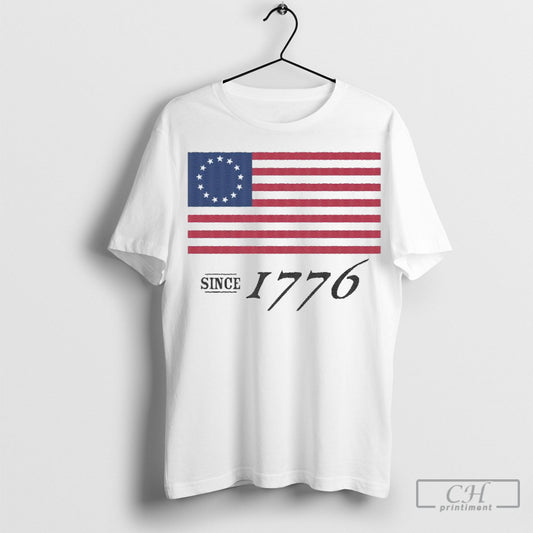 Official Betsy Ross Flag Americas Back Since 1776 Shirt Sweatshirt Poster