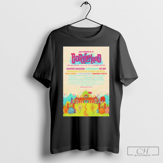 Official Borderland Music Arts Festival 2025 Poster T Shirt Sweatshirt