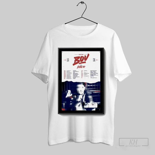 Official Bou Poster Usa Canada Tour 2025 Shirt T Shirt