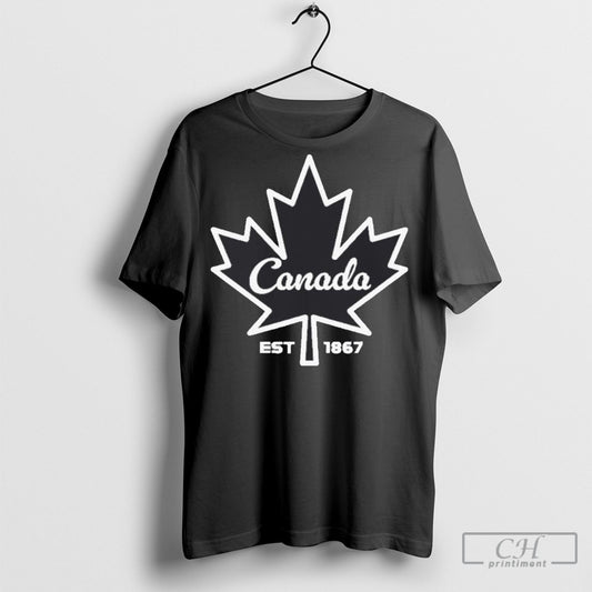 Official Canada Maple Leaf Est 1867 Shirt Sweatshirt Cutom Poster Coffee Mugs Ornaments