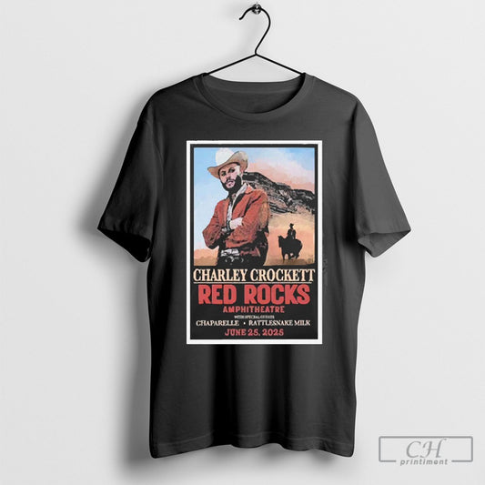 Official Charley Crockett Morrison Co Jun 25 2025 Poster T Shirt Sweatshirt