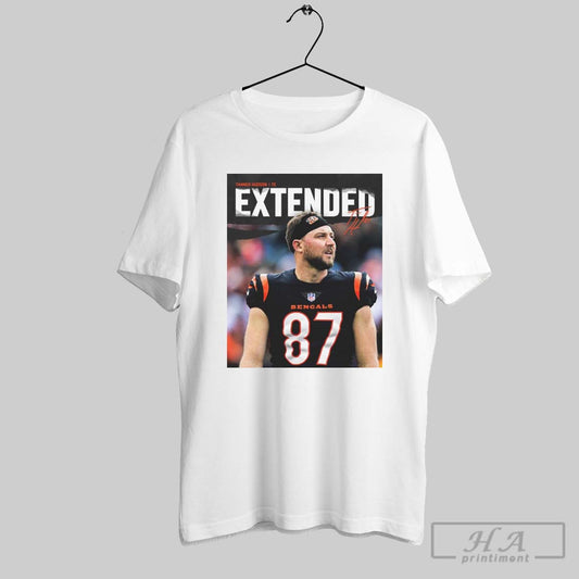 Official Cincinnati Bengals Have Signed Te Tanner Hudson One Year Contract Extension Through The 2025 Season Signature Poster T Shirt