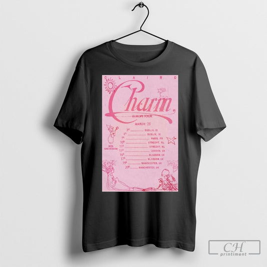 Official Clairo Charm Europe Tour March 2025 Poster T Shirt Sweatshirt